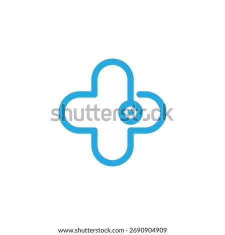 Medical Cross illustration Logo template vector design