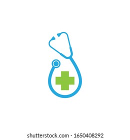 Medical cross logo creative vector icon illustration design