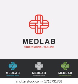 Medical Cross Logo Design. Vector file.