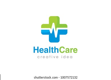 Medical Cross Logo Icon Template Stock Vector (Royalty Free) 1007572132 ...