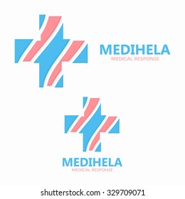 Medical cross logo template