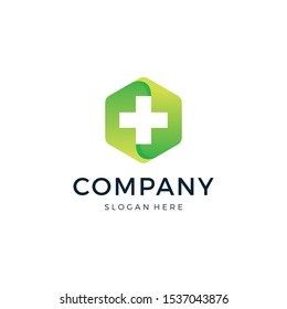 Medical Cross Logo Template Vector