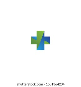 Medical cross logo template vector icon design
