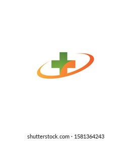 Medical cross logo template vector icon design