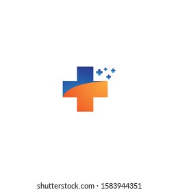 Medical cross logo template vector icon design
