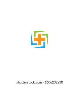 Medical cross logo template vector icon design