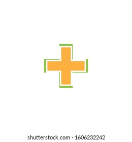 Medical cross logo template vector icon design