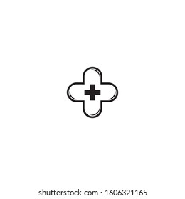 Medical cross logo template vector icon design