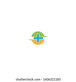 Medical cross logo template vector icon design