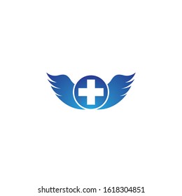 Medical cross logo template vector icon design