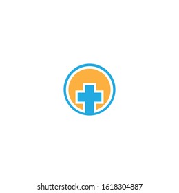 Medical cross logo template vector icon design