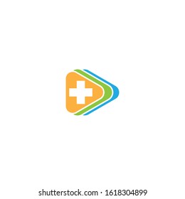 Medical cross logo template vector icon design