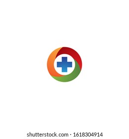 Medical cross logo template vector icon design