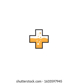 Medical cross logo template vector icon design