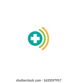 Medical cross logo template vector icon design