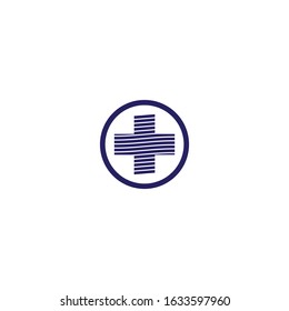 Medical cross logo template vector icon design