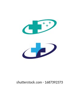 Medical cross logo template vector icon design