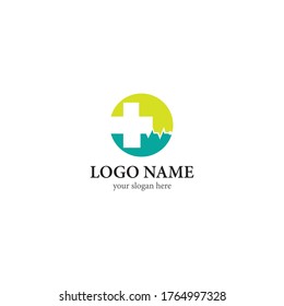 Medical cross logo template vector icon design