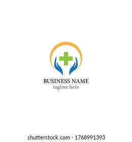 Medical cross logo template vector icon design