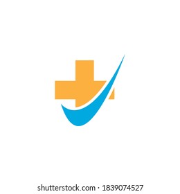 Medical cross logo template vector icon design