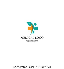 Medical cross logo template vector icon design