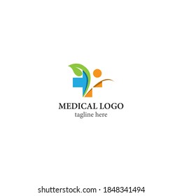 Medical cross logo template vector icon design