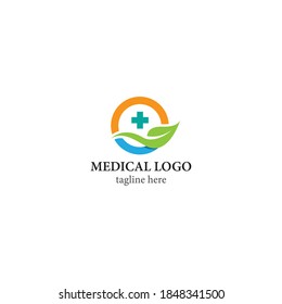 Medical cross logo template vector icon design