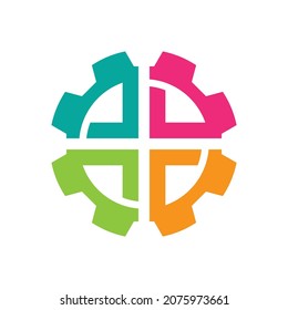 Medical cross logo template vector icon design