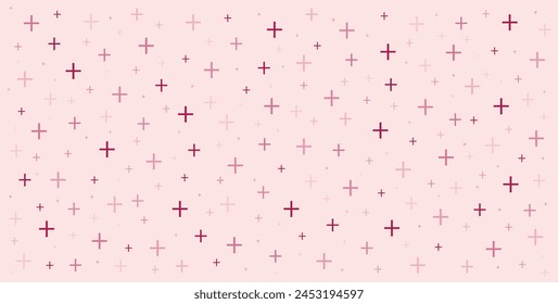 Medical cross and plus addition background. Hospital and pharmacy abstract seamless background.