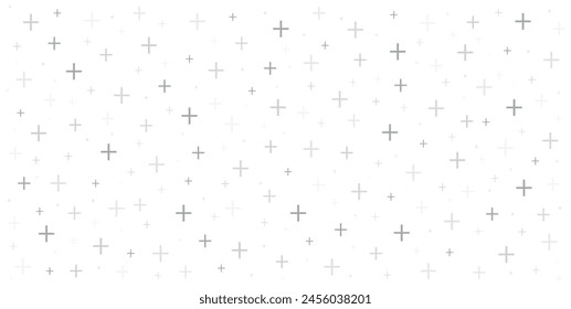 Medical cross and plus addition background. Hospital and pharmacy abstract seamless background.