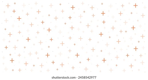 Medical cross and plus addition background. Hospital and pharmacy abstract seamless background.
