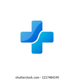 Medical cross sign vector