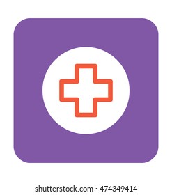 Medical Cross Vector Icon