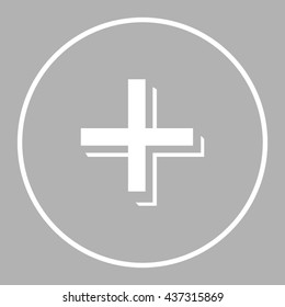 Medical cross, vector illustration