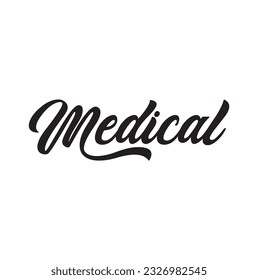 Médico - caligrafía personalizada