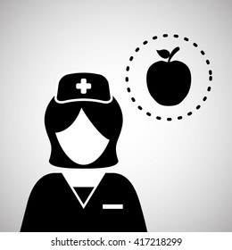 Medical design. Care icon. Health concept