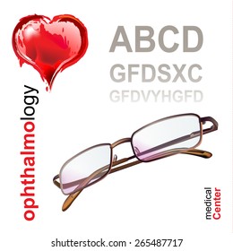 Medical design elements on white background. Vector illustration