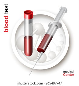 Medical design elements on white background. Vector illustration