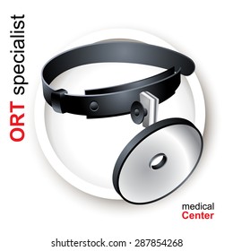 Medical design elements on white background. Vector illustration