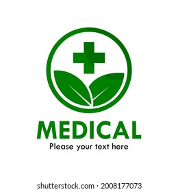 Medical design logo template illustration