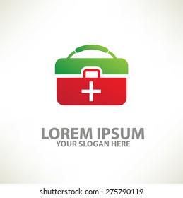 Medical design logo template,clean vector