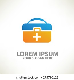 Medical design logo template,clean vector