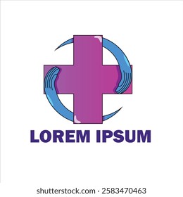 Medical design logos used for hospitals or clinics and other healthcare facilities