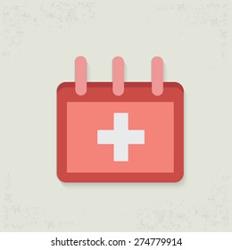 Medical design on old  background,clean vector
