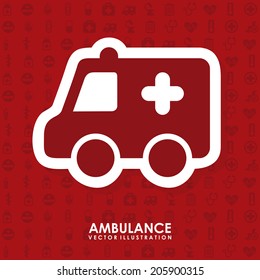 medical design over background vector illustration