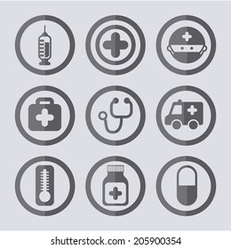 medical design over background vector illustration