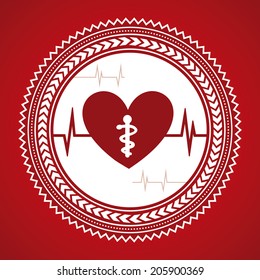 medical design over background vector illustration