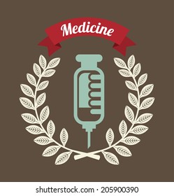 medical design over background vector illustration