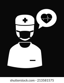 Medical design over black background,vector illustration