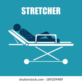 Medical design over blue background ,vector illustration